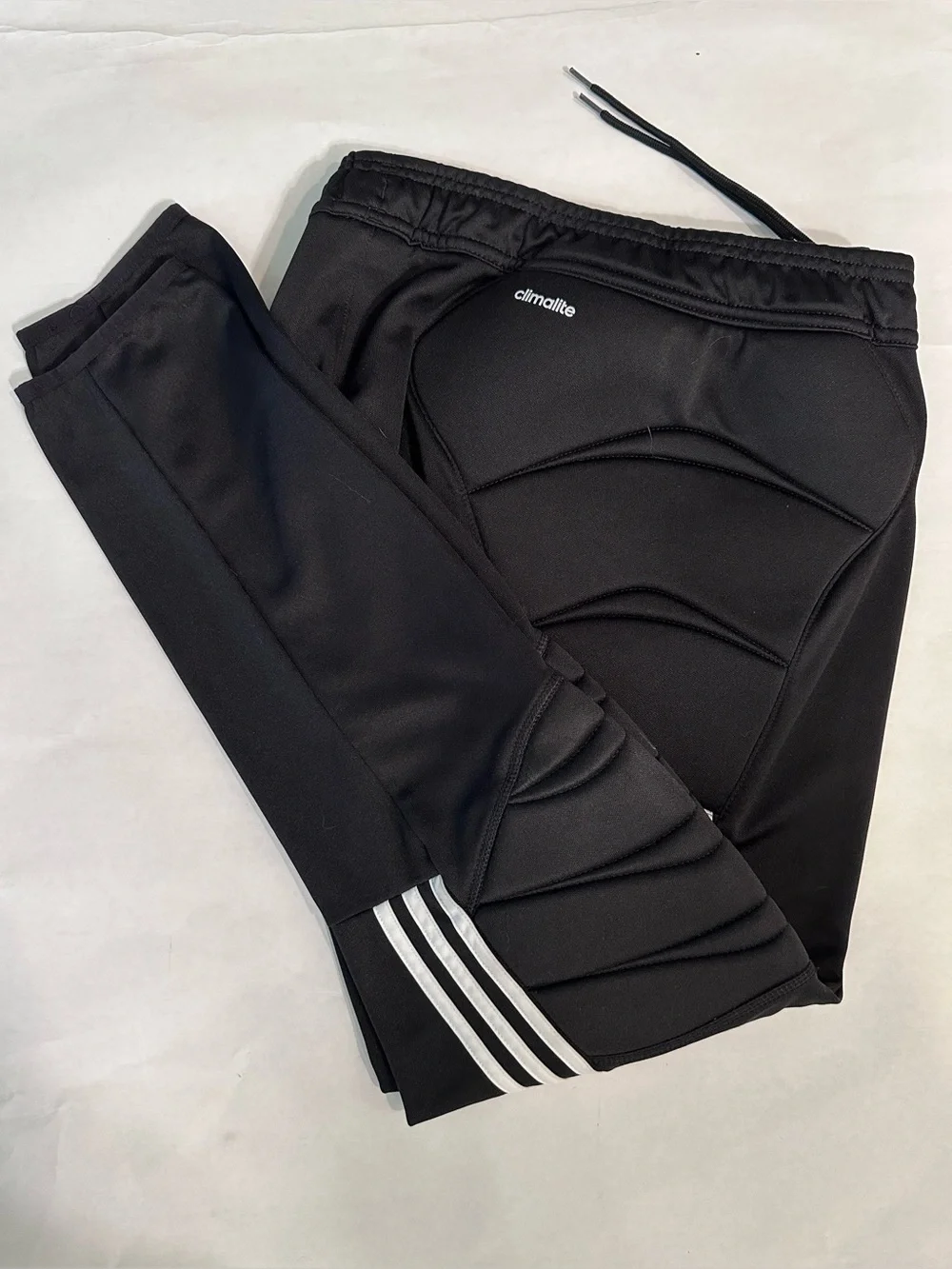 Adidas Tierro Three Stripe Goalie Keeper Unisex Padded Training Pants Size M